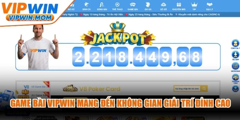 Game bài VIPWIN mang đến không gian giải trí đỉnh cao cho các thành viên
