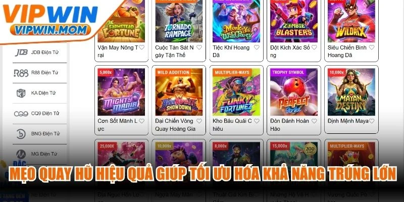 Mẹo quay hũ hiệu quả giúp tối ưu hóa khả năng trúng lớn cho người chơi